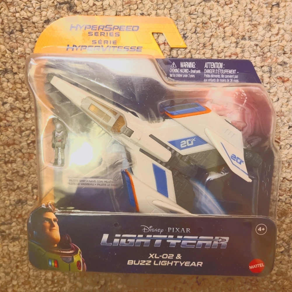 NIB Mattel Disney Pixar Hyper Speed Series XL-02 & Buzz Lightyear